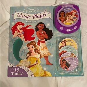 Disney Princess Music Player Storybook - Purple and Red